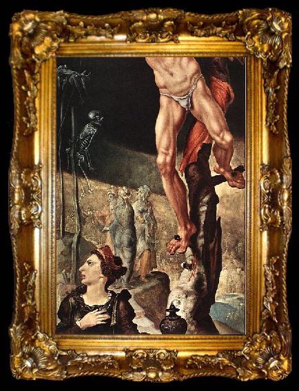 framed  Maarten van Heemskerck Crucifixion, ta009-2